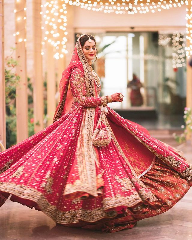 Beautiful Wedding Portraits Of Minal Khan And Ahsan Mohsin