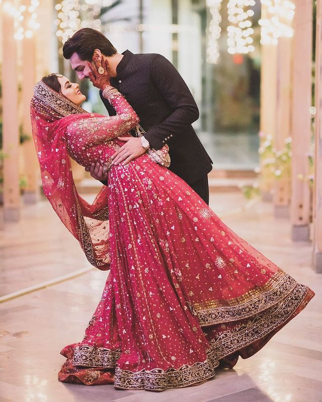 Beautiful Wedding Portraits Of Minal Khan And Ahsan Mohsin