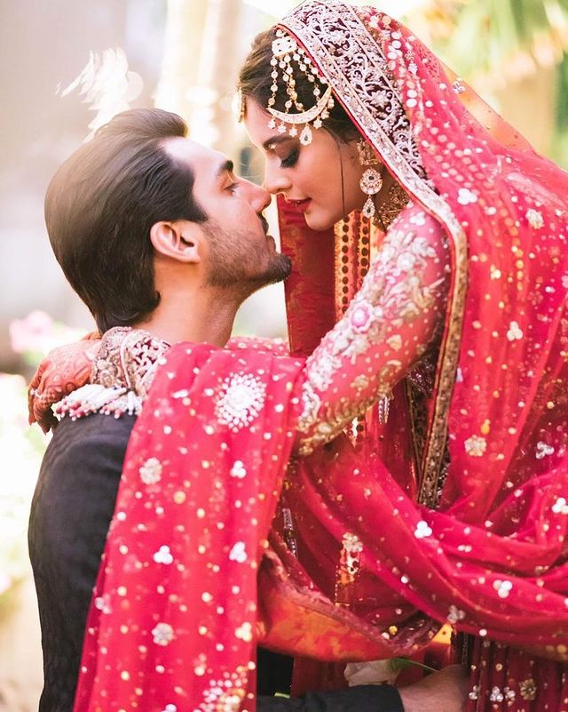 Beautiful Wedding Portraits Of Minal Khan And Ahsan Mohsin