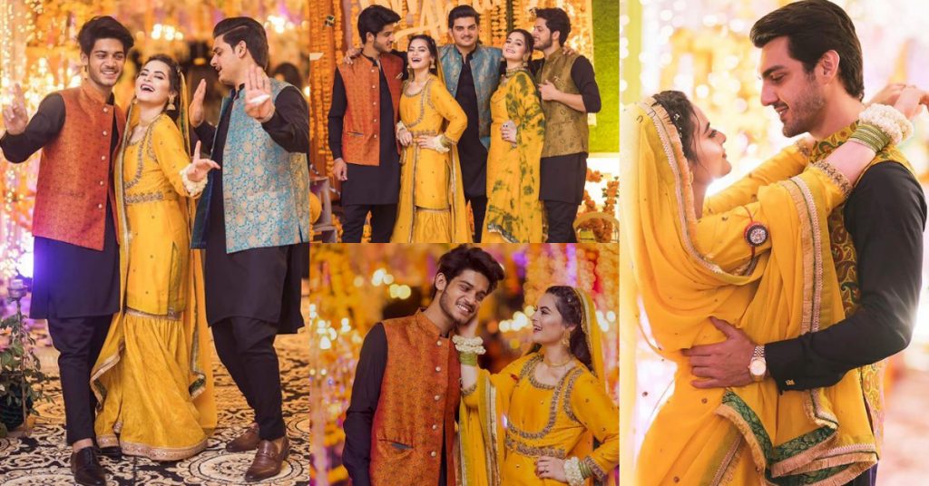 Minal Khan And Ahsan Mohsin's Mayoon- HD Pictures