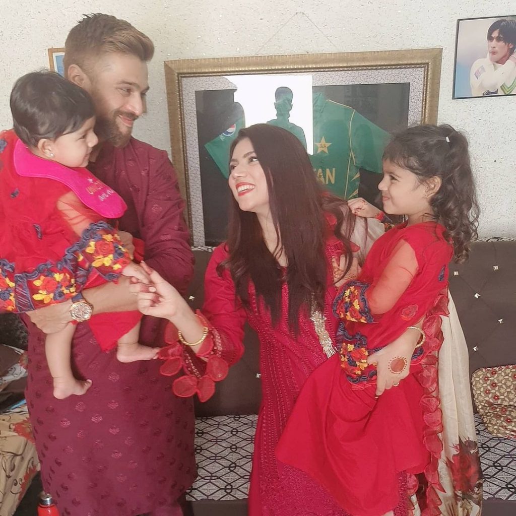 Cricketer Mohammad Amir's Wife And Kids - Adorable Clicks