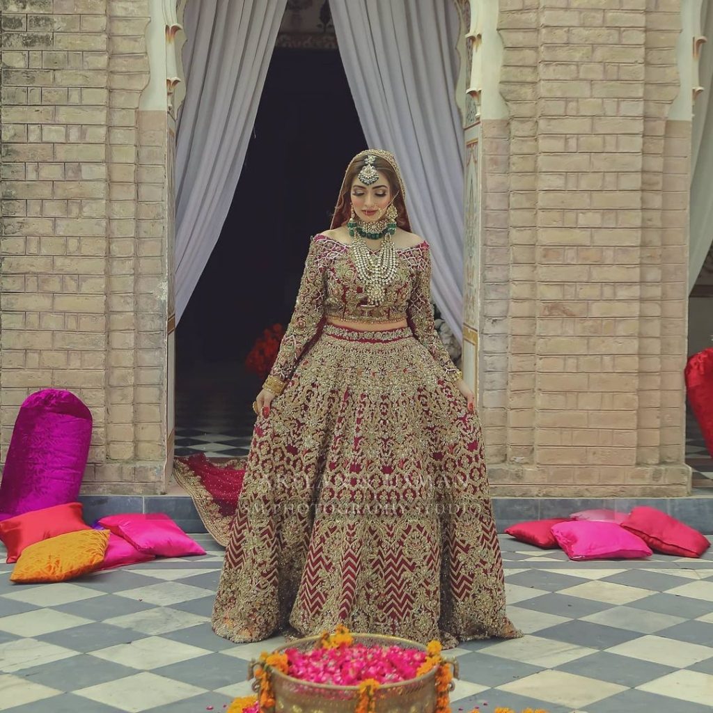 Samsara Couture House Bridal Attire Featuring Nawal Saeed