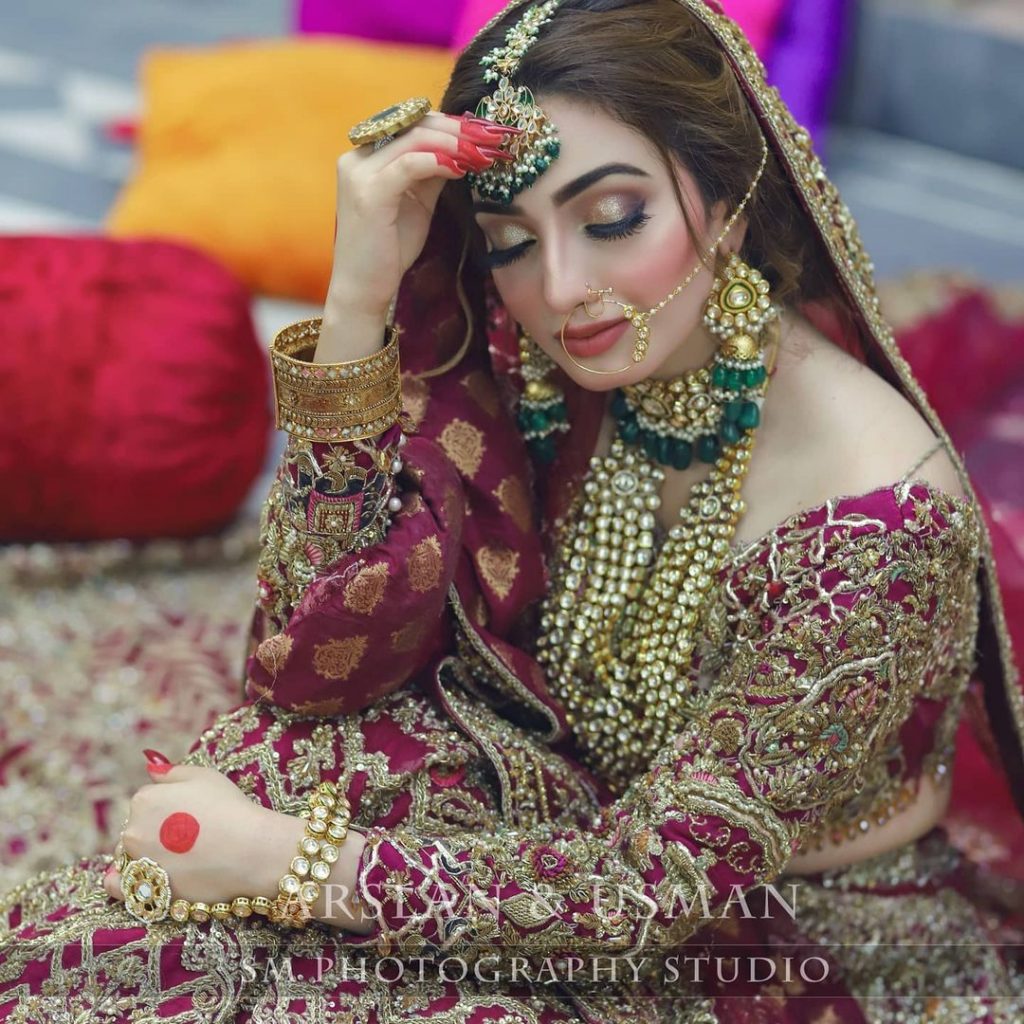 Samsara Couture House Bridal Attire Featuring Nawal Saeed