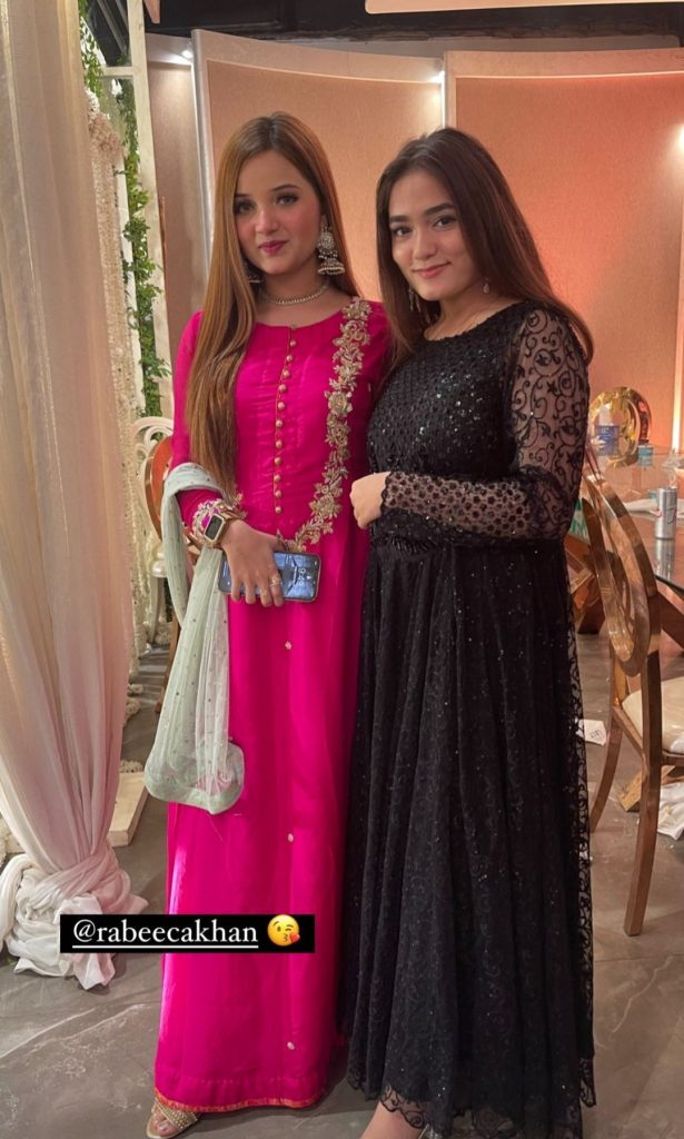 Adorable Clicks Of Rabeeca Khan From Minal And Ahsan's Wedding