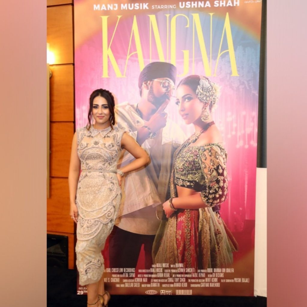 Ushna Shah's Pictures From Kangna Launch Invite Criticism