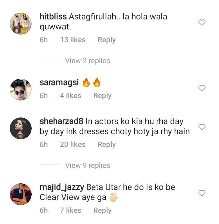Public Criticism On Ushna Shah's Recent Look For A Shoot