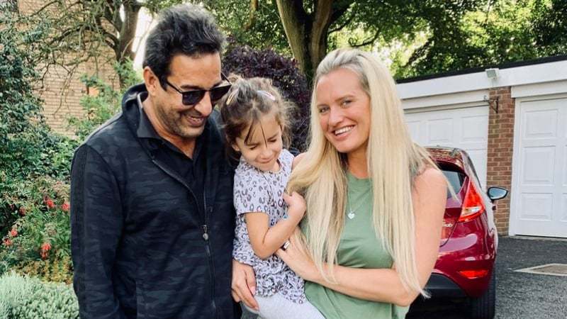 Wasim Akram Reunites With Daughter After Months