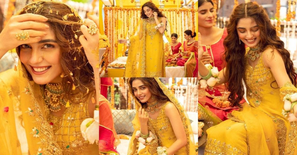 Maya Ali Stuns As a Vibrant Mayon Bride