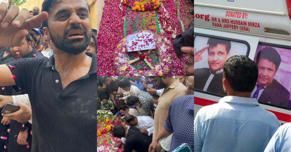 Legendary Artist Umer Sharif Laid To Rest In Abdullah Shah Ghazi Graveyard