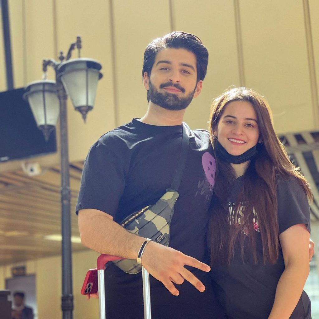 Aiman khan And Muneeb Butt Off To Istanbul For IPPA Awards