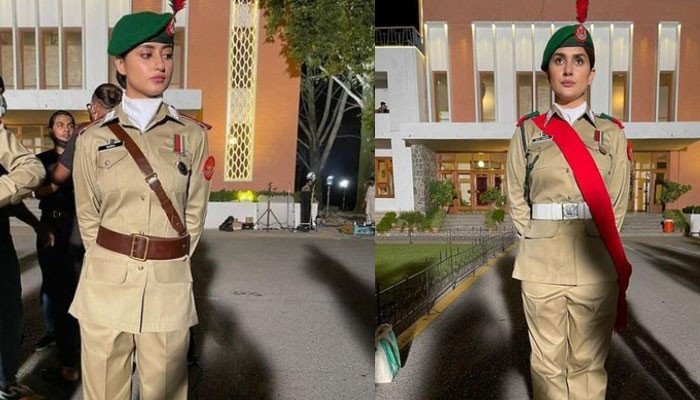 Famous Pakistani Actresses Gracefully Donning Uniform