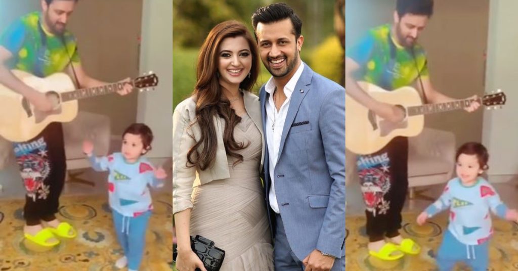 Atif Aslam's Youngest Son Shaking His Leg On His Father's Tunes