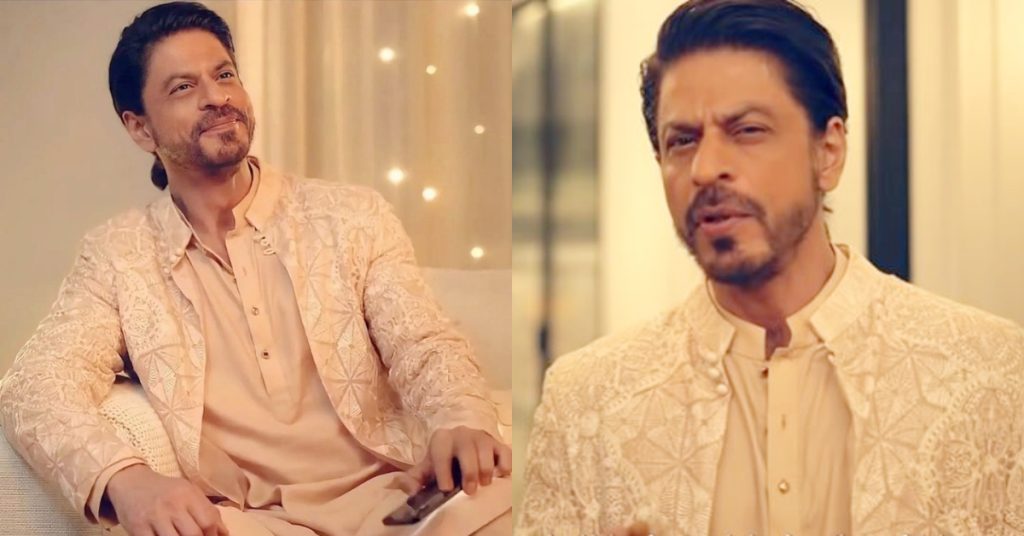 Shahrukh Khan Wore A Pakistani Designer Outfit In His Latest Ad