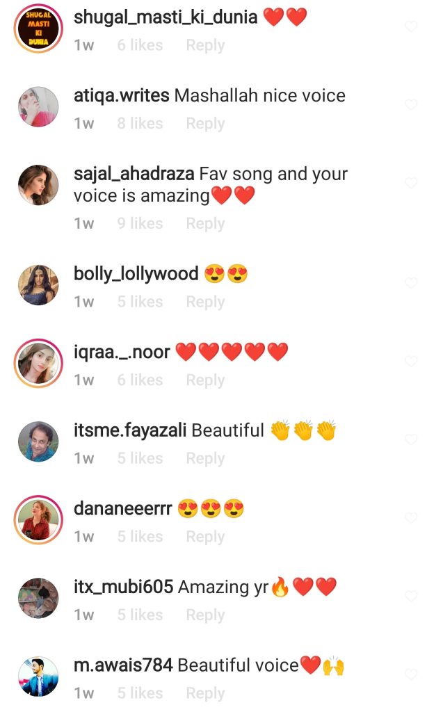 Dananeer Mobeen Singing Famous Bollywood Song