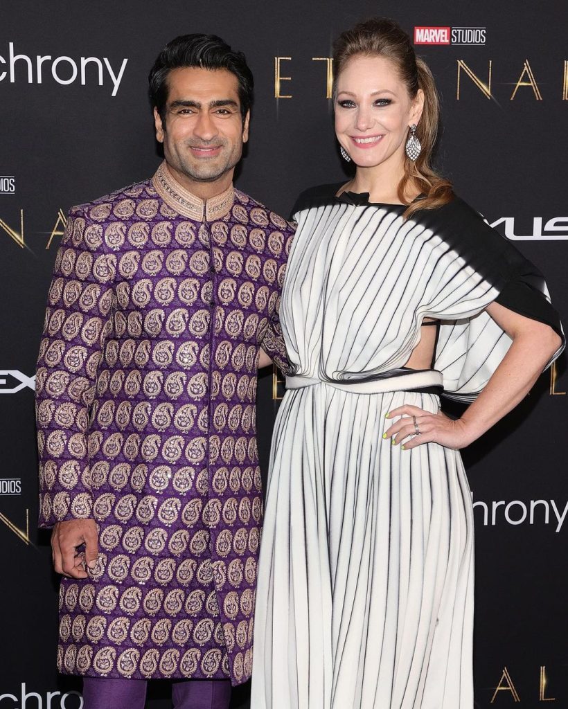 Kumail Nanjiani Flaunts Pakistani Fashion At Eternals World Premiere