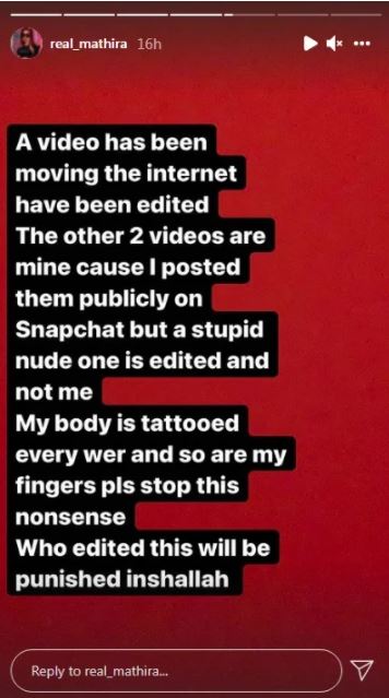 Mathira Responds To Her Viral Videos