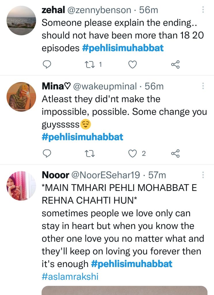 Pehli Si Mohabbat Last Episode - Public Opinion