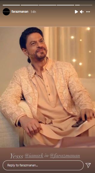 Shahrukh Khan Wore A Pakistani Designer Outfit In His Latest Ad