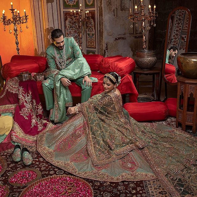 Aima Baig And Shahbaz Shigri Pair Up For A Bridal Shoot