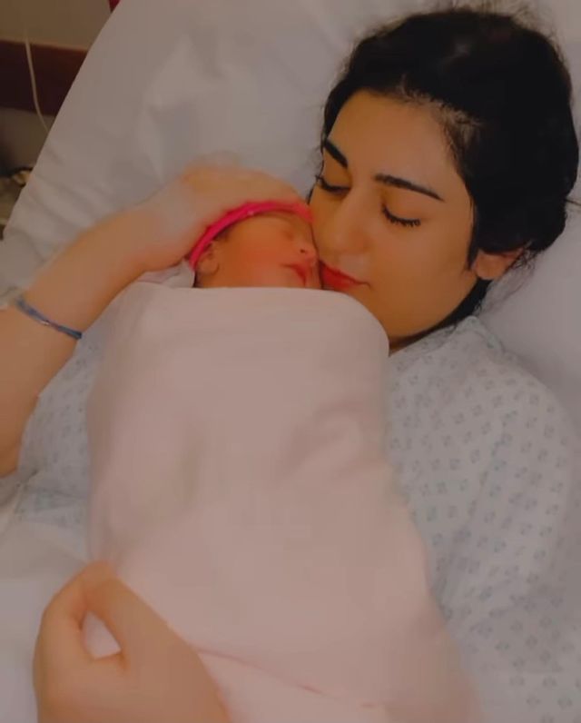 Sarah Khan And Falak Shabbir Shared Adorable Video Of Their Newborn Daughter