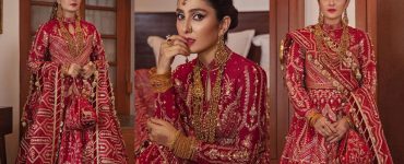 Ayeza Khan Featured In Mohsin Naveed Ranjha's Latest Bridal Collection