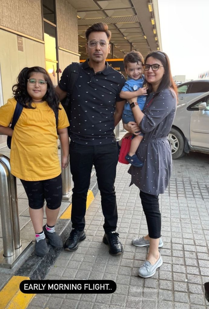 Faysal Quraishi Spotted In Islamabad With Family