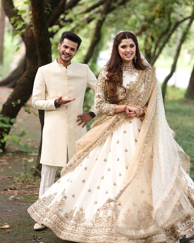 Kanwal Aftab And Zulqarnain Sikander Turn Heads With Their Latest Bridal Shoot