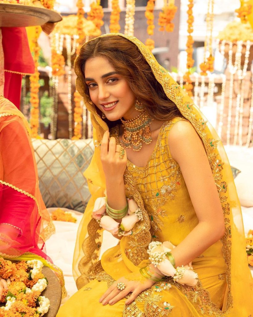 Maya Ali Stuns As a Vibrant Mayon Bride