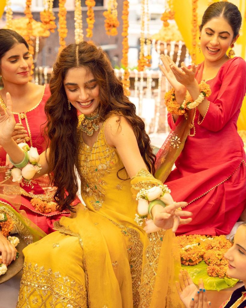 Maya Ali Stuns As a Vibrant Mayon Bride