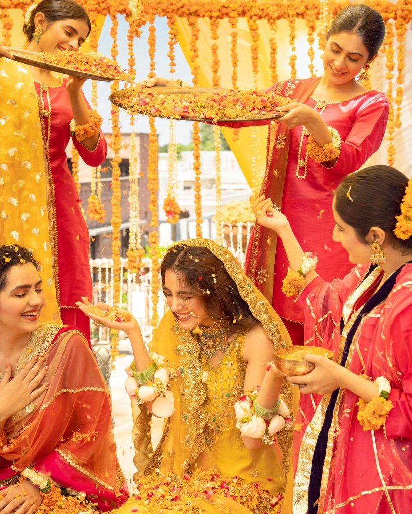 Maya Ali Stuns As a Vibrant Mayon Bride