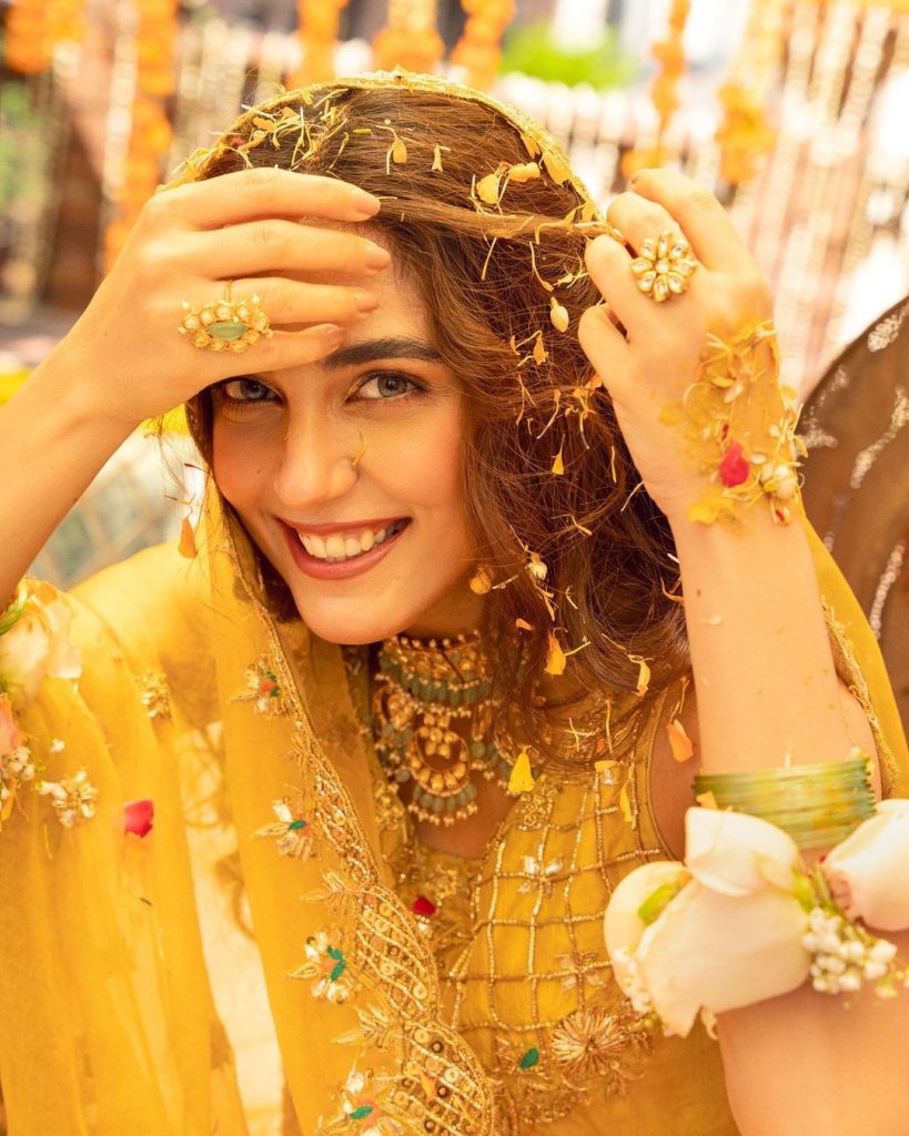 Maya Ali Stuns As a Vibrant Mayon Bride