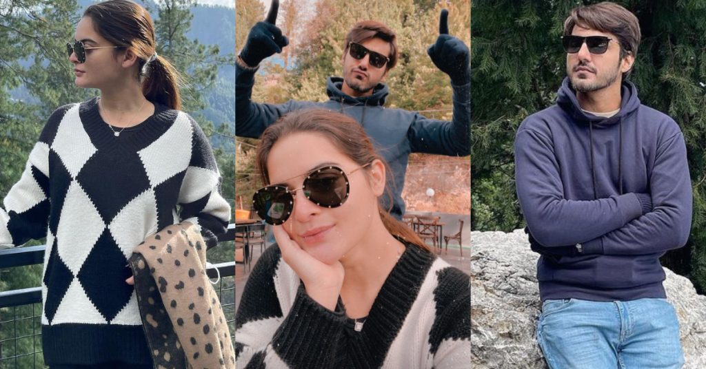 Minal And Ahsan New Clicks From Nathia Gali