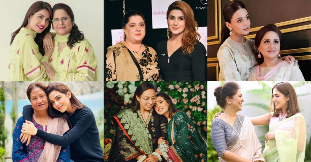 Popular Pakistani Celebrities With Their Mothers