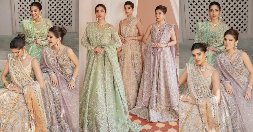 Saira Shakira's Bridal Couture Campaign 2021