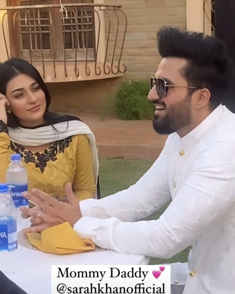 People Find Sarah Khan’s Attitude Odd in Recent Videos with Husband