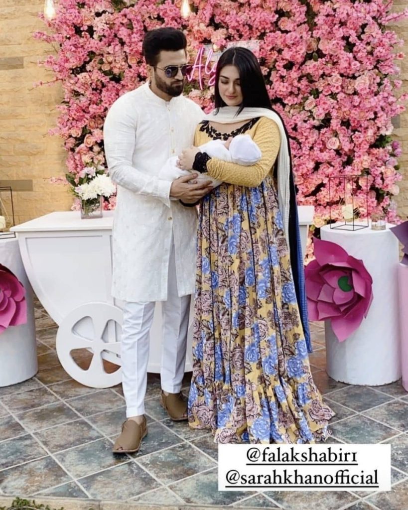 Sarah & Falak On Aqiqah Of Their Daughter Alyana Falak