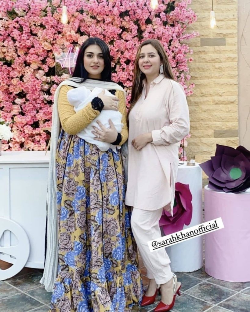 Sarah & Falak On Aqiqah Of Their Daughter Alyana Falak