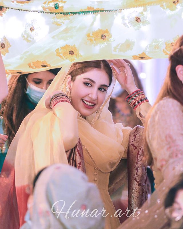 Usman Mukhtar And Zunaira Inam's Mayun Event- HD Pictures And Video