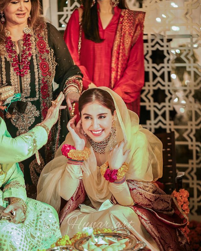 Usman Mukhtar And Zunaira Inam's Mayun Event- HD Pictures And Video