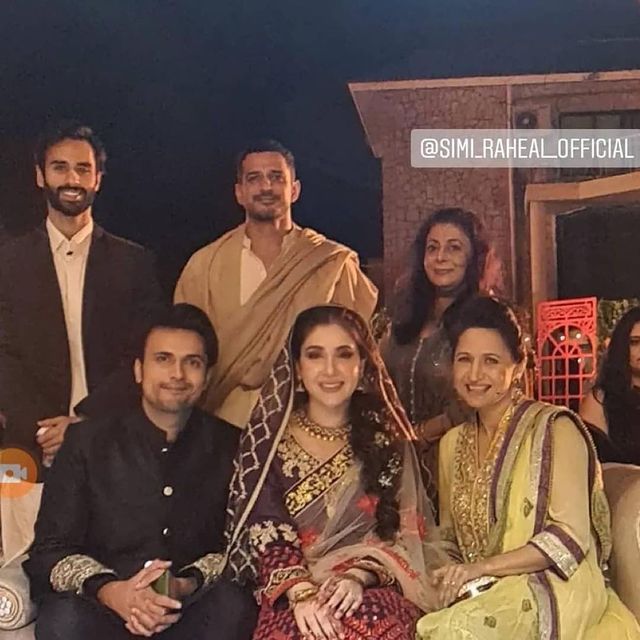 Usman Mukhtar and Zunaira Inam's Mehndi Event- Exclusive Pictures