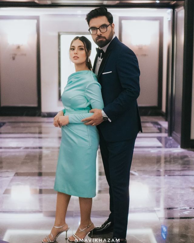 Iqra Aziz And Yasir Hussain's Beautiful Pictures From IPPA Awards