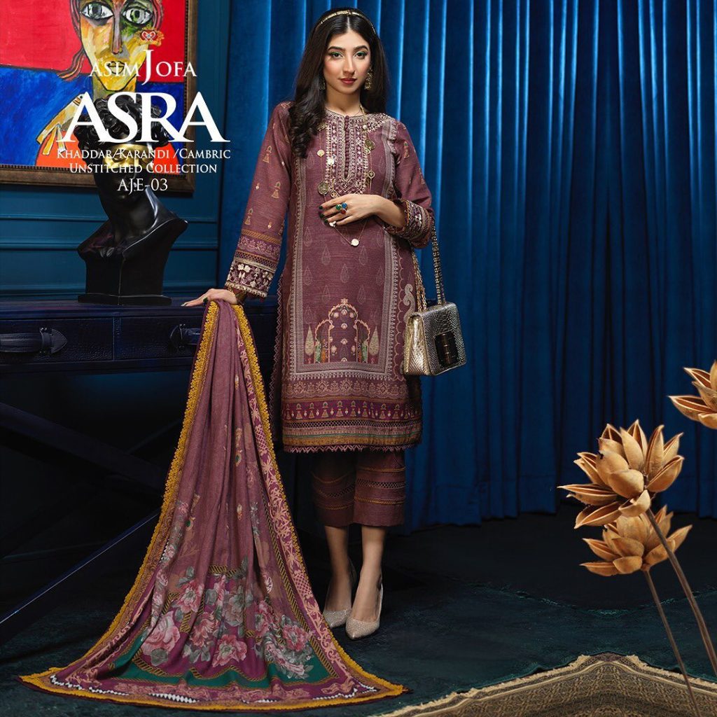 Asim Jofa's Latest Winter Collection Featuring Famous Pakistani Actresses