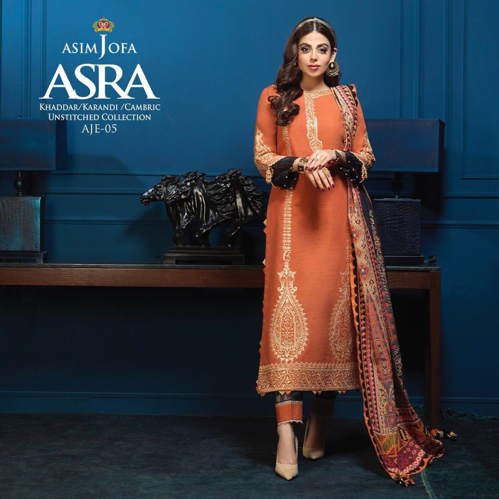 Asim Jofa's Latest Winter Collection Featuring Famous Pakistani Actresses