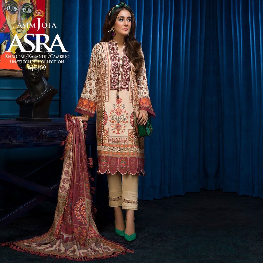 Asim Jofa's Latest Winter Collection Featuring Famous Pakistani Actresses