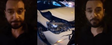 Faysal Quraishi Escapes A Car Accident In Dubai