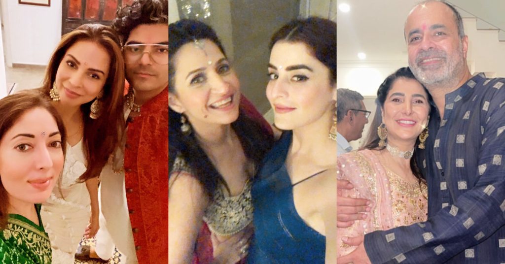 Pakistani Celebrities Celebrating Diwali