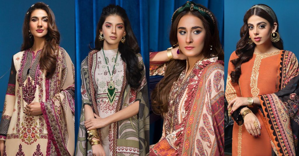 Asim Jofa's Latest Winter Collection Featuring Famous Pakistani Actresses