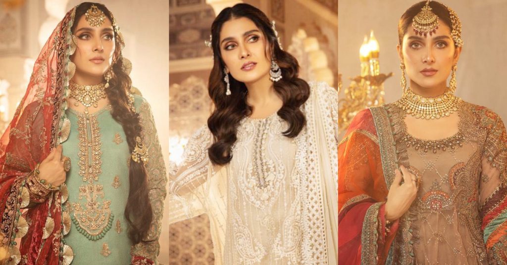 Maria.B Winter Wedding Edition’21 Featuring Ayeza Khan