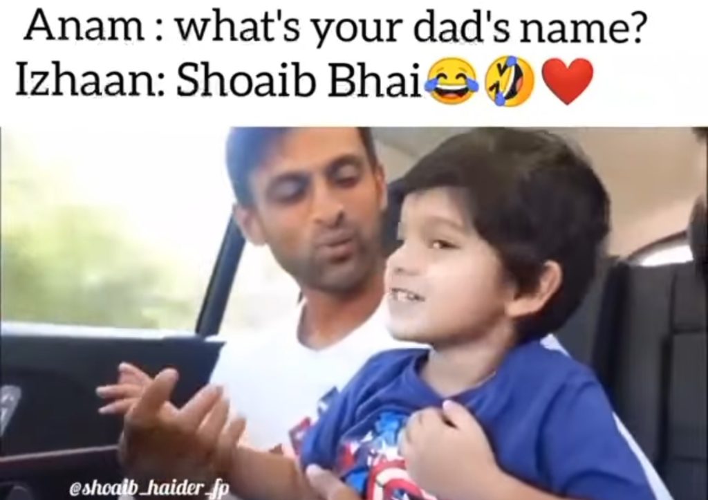 Izhaan Mirza Malik Calls His Baba With This Cute Name