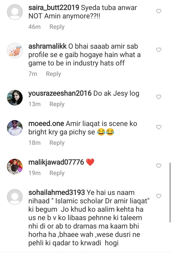 Fans Are Not Happy With Shahroz Sabzwari & Syeda Tuba Aamir's Pairing